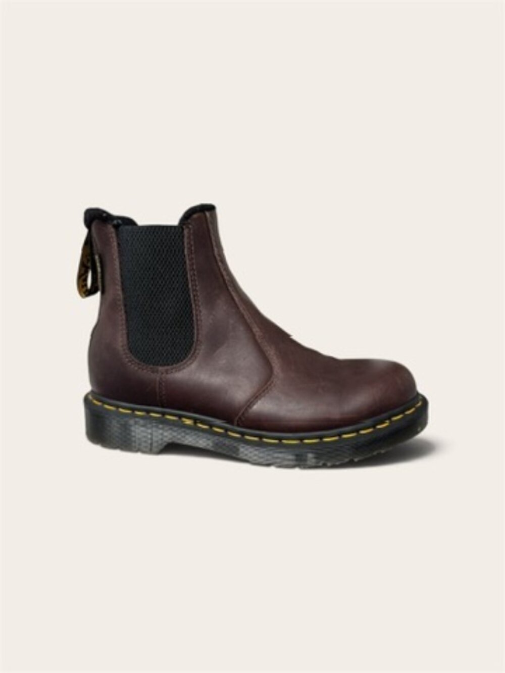 "Doc" Dr. Martens Brown Chelsea Boot with Warm Wair - US Men's 8, Women's 9